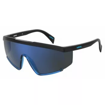 Occhiali da sole unisex Levi's LV-1008-S-OY4 shield - montatura nera lenti grigie UV400