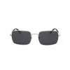 LEVI'S LV-1019-S-IR Occhiali da sole unisex - Montatura nera, lenti grigie, 57 mm