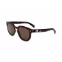 LEVI'S LV-1022-S-086 Occhiali da sole unisex rettangolari - montatura Havana, lenti marroni, 51 mm