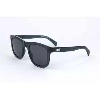 Occhiali da sole unisex polarizzati LEVI'S LV-1023-S-PJP - montatura nera/grigia, lente grigia, 53mm