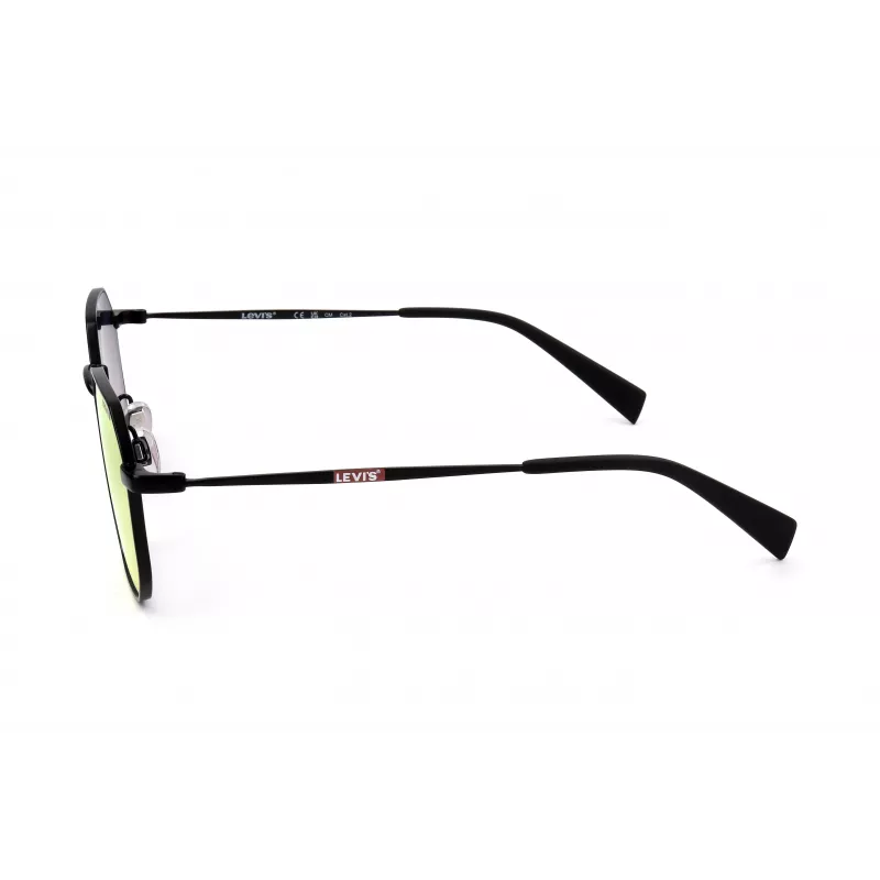 LEVI'S LV-1035-S-003 Occhiali da sole unisex, montatura nera, lenti grigie, 51/22/140 mm