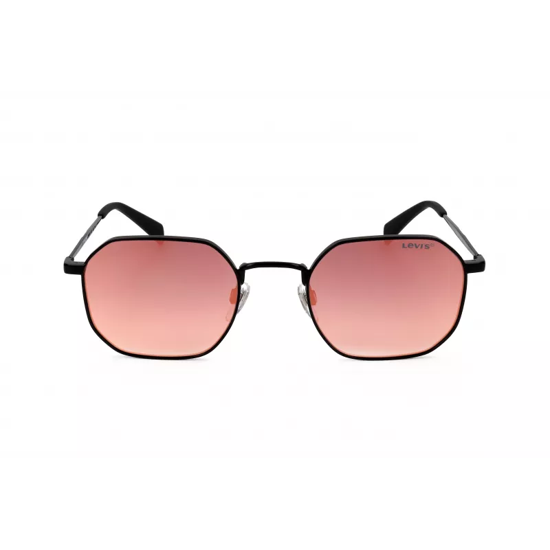 LEVI'S LV-1035-S-003 Occhiali da sole unisex, montatura nera, lenti grigie, 51/22/140 mm
