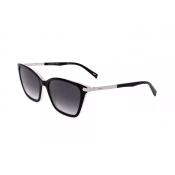 LEVI'S LV-5017-S-80S occhiali da sole donna, squadrati, lenti grigie, 55 mm