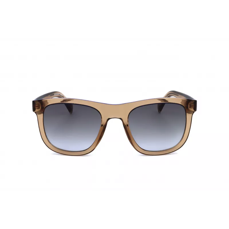 LEVI'S LV1023S09GB Occhiali da Sole Unisex - Montatura Nero Opaco, Lenti Grigie, 53 mm