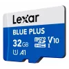 Scheda di memoria Lexar BLUE PLUS microSDHC 32 GB, C10 A1 U3 V10
