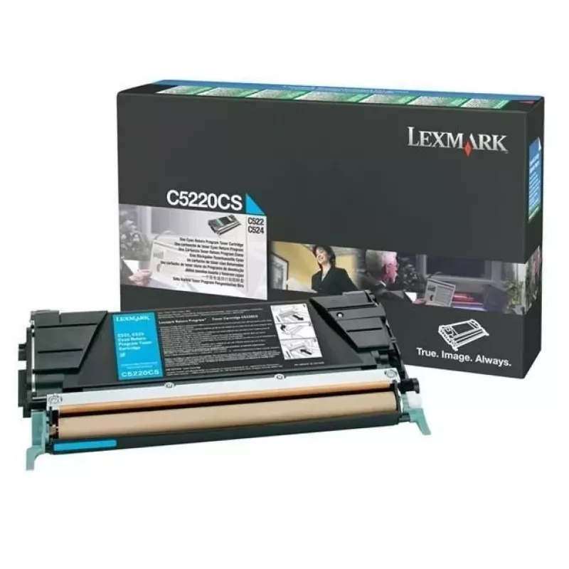 Lexmark C5220CS Cartuccia Toner Ciano - Originale - per C522, C524, C530, C532, C534