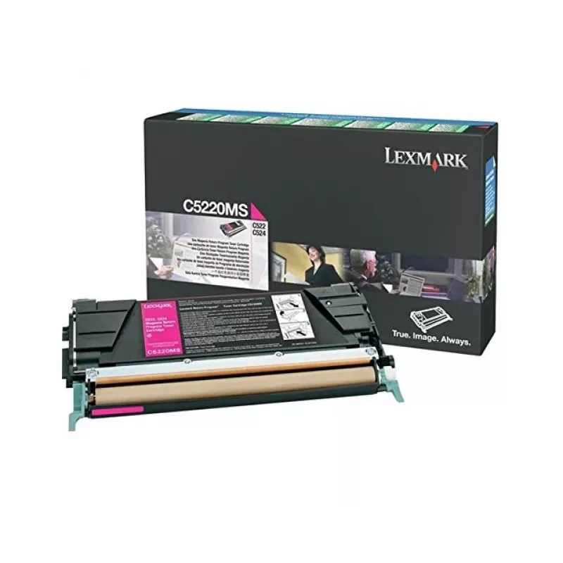 Lexmark cartuccia toner originale magenta LCCP, LRP