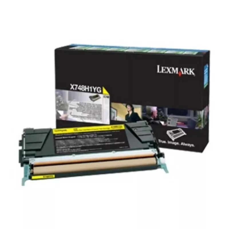 Lexmark X748H3YG cartuccia toner gialla per X748de, X748dte