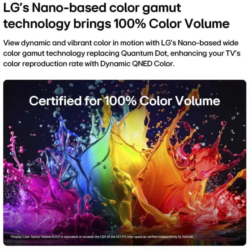 LG 50QNED7EB3C Smart TV QNED 50 pollici 4K con processore α5 Gen5 AI e webOS