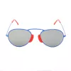 LGR AGADIR-BLUE08 Occhiali da sole unisex montatura Havana lenti blu 54/20/145 mm