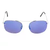 LGR Maas Occhiali da sole unisex argento grigio 54/18/145 mm