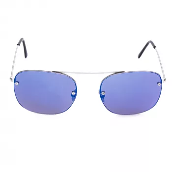 LGR Maas Occhiali da sole unisex argento grigio 54/18/145 mm