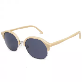 LGR ZANZIBARIVO40 Occhiali da sole unisex rettangolari 50/12/135 mm fatti a mano in Italia UV400