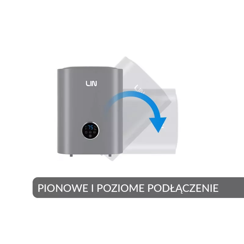 Scaldabagno elettrico universale LIN LIFVD1SMGY 30L, grigio