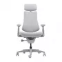LiberNovo Omni sedia da ufficio ergonomica dinamica, grigio, mesh, altezza seduta 45 cm, braccioli regolabili 3D, portata 120 kg