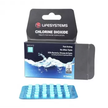 Lifesystems pastiglie per la purificazione dell'acqua al biossido di cloro confezione da 30