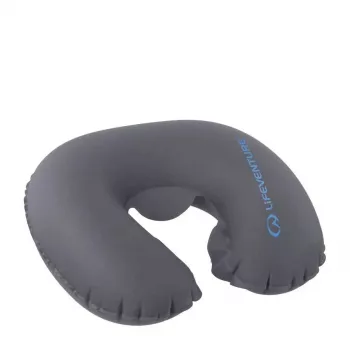 Lifeventure cuscino da collo gonfiabile compatto – nero