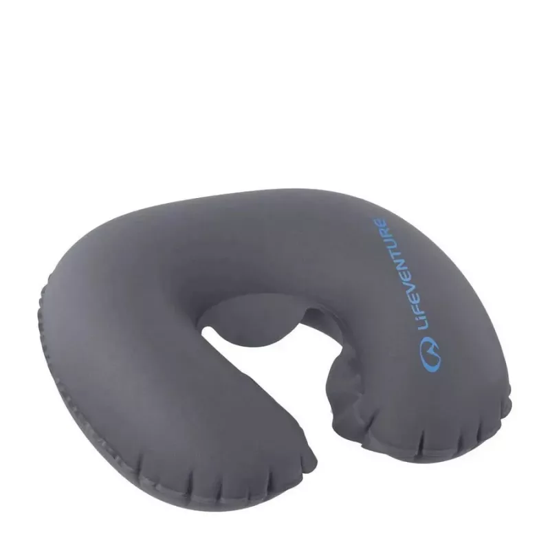 Lifeventure cuscino da collo gonfiabile compatto – nero