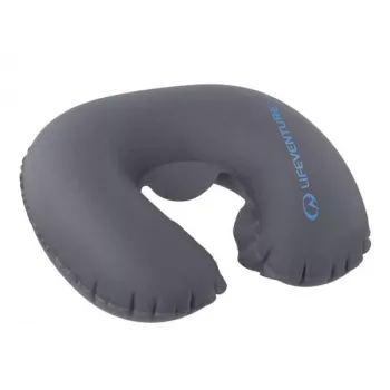 Lifeventure cuscino da collo gonfiabile compatto – nero