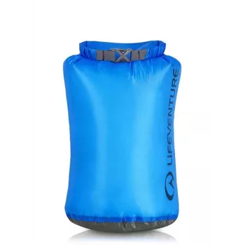 Lifeventure Dry Bag ultraleggera 35L blu - impermeabile roll-top in nylon ripstop 30D