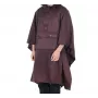 Lifeventure poncho impermeabile in Blackcurrant – nylon ripstop con cappuccio