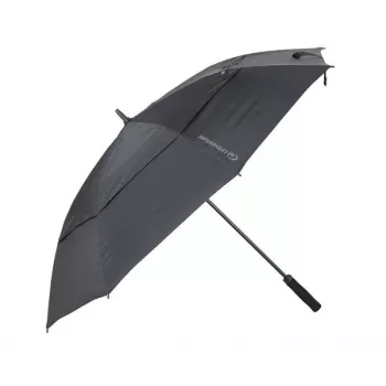 Lifeventure XL Trek ombrello - nero, resistente al vento, UPF 50+, 98 cm
