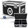 LIGHT4ME 100 SPOT RING CASE 4IN1 flight case per 4 teste mobili
