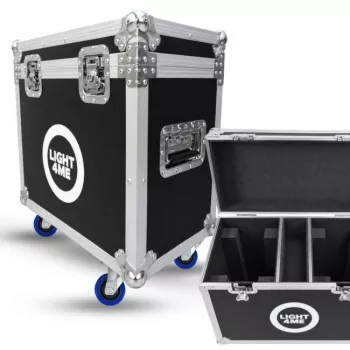 LIGHT4ME 150 SPOT RING CASE 2IN1 flight case per 2 moving head