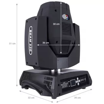 LIGHT4ME 7R BEAM 230W testa mobile illuminazione