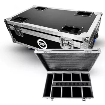 LIGHT4ME ACCU PAR 6x10W CASE 8IN1 Flightcase con 8x proiettori LED PAR