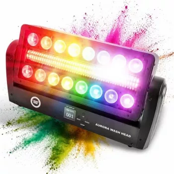 LIGHT4ME AURORA WASH HEAD effetto luce a testa mobile