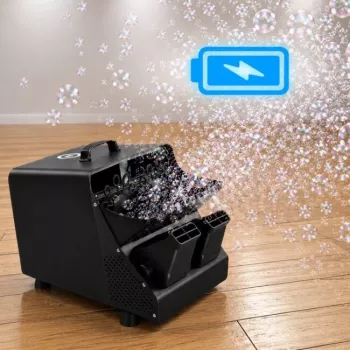 LIGHT4ME BUBBLE BIG ACCU macchina per bolle a batteria ricaricabile