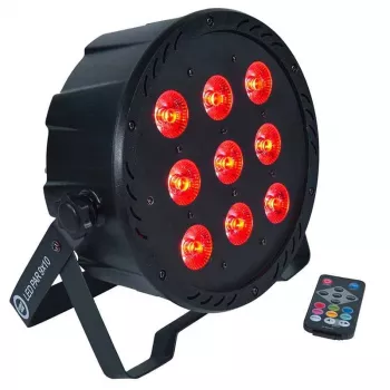 LIGHT4ME LED PAR 9x10W MKII RGBW con telecomando IR