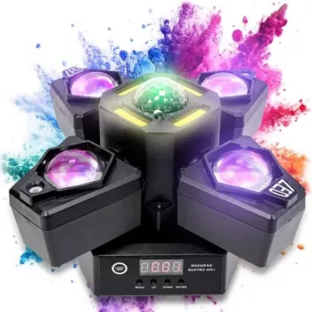 LIGHT4ME MADNESS QUATRO testa mobile multi-effetto 4-in-1 luce
