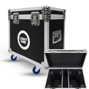 LIGHT4ME RAPID SPOT 200 CASE 2IN1 flight case per 2 teste mobili