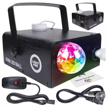 LIGHT4ME S 700W LED BALL Generatore di nebbia e fumo con effetto LED RGB