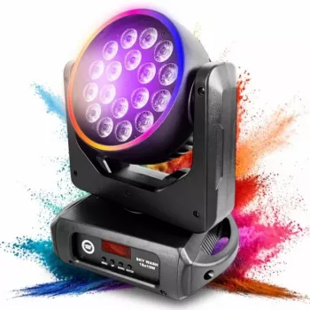 LIGHT4ME SKY WASH 18x10W RGBW Testa mobile wash light