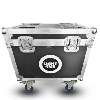 LIGHT4ME STARWASH 19x15W CASE 2IN1 flight case per 2 testa mobile