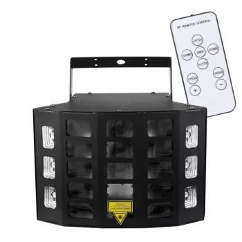 LIGHT4ME TURBO DERBY 4IN1 luce multi-effetto LED