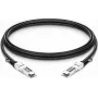 Lightwin cavo in rame Direct Attach 100G QSFP28 su QSFP28, 3 m, compatibile HPE Aruba LWO-DAC-QSFP28-3M-HPE