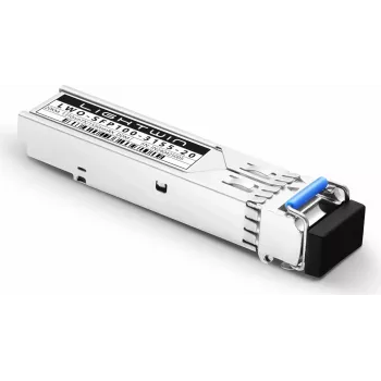 Lightwin 155 Mbps SFP BIDI ricetrasmettitore, 1310nm TX/1550nm RX, 20km, DDM, LC simplex, monomodale (LWO-SFP100-3155-20)
