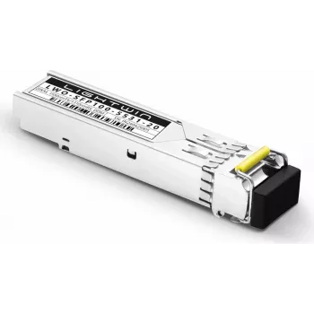 Lightwin ricetrasmettitore SFP BIDI 155 Mbps, 1550nm TX / 1310nm RX, 20km, DDM, LC simplex, monomodale (LWO-SFP100-5531-20)