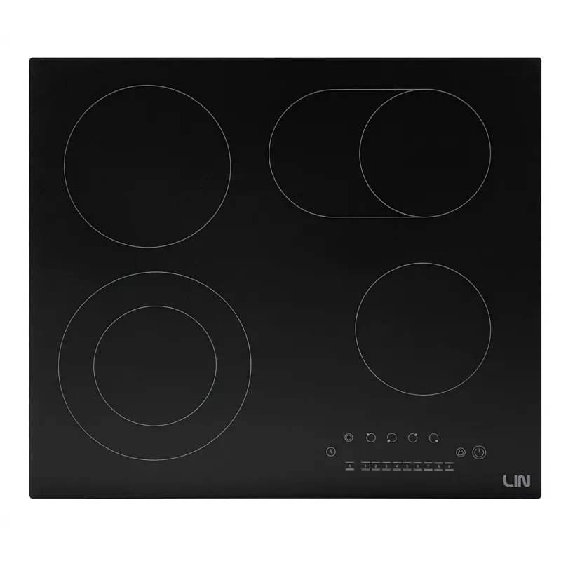 LIN LC-B47200 Piano cottura in vetroceramica con 4 zone di cottura e comandi touch