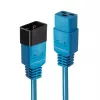 Lindy Cavo prolunga di alimentazione IEC da C20 a C19 da 3 m, 16 A, blu