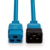 Lindy Cavo prolunga di alimentazione IEC da C20 a C19 da 3 m, 16 A, blu