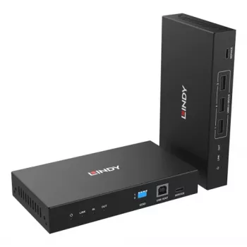 LINDY 5km Fibra ottica HDMI 4K60 KVM USB 2.0, RS-232 e IR Extender 39366