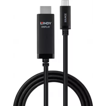 Lindy cavo adattatore 5m USB Type-C a HDMI 8K60 (43436)