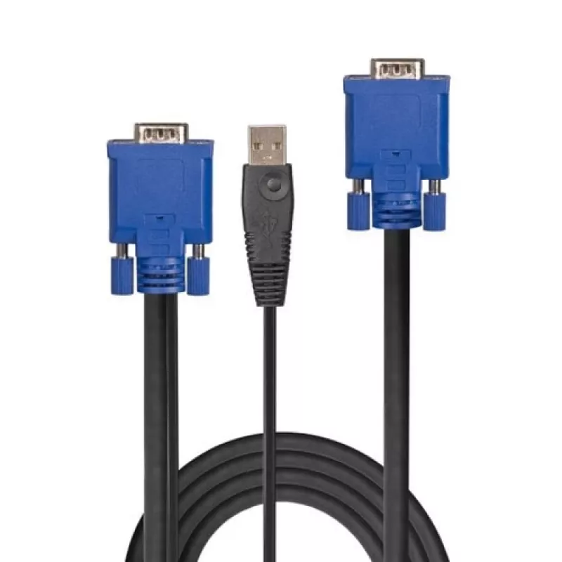 LINDY Cavo combinato KVM e USB 2m