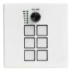 LINDY Control Keypad, 6 tasti programmabili e manopola, retroilluminazione RGB, USB-C, alluminio, nero 32306