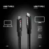Lindy 43439 USB 3.2 Gen 2 Cavo attivo da USB-C a USB-C, 8 m, 10 Gbps, 8K60, 100 W PD